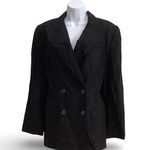 Embassy Row Black Wool Blazer Size 8 Photo 0