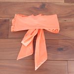 ASOS DESIGN Orange Bandeau Bikini Top Bow Detail Swimwear Size US 2 Photo 3
