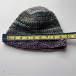 American Eagle  Outfitters Gray and Purple Knit Hat Photo 4