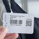 Lululemon Waterside Black One-Piece Swimsuit B/C Cup, Medium Bum Coverage - S Photo 7