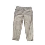 Eileen Fisher Organic Cotton Hemp Tapered Ankle Pant Tan Lagenlook Women’s 12 Photo 1