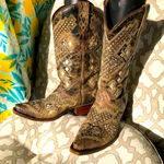Golden Guns Studded Rhinestones Western 5664 Cowboy Boots 8 Photo 0