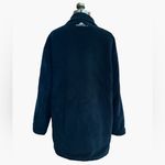 Vintage Denali Reversible Winter Village/Black Fleece Coat Made in the USA Black Size M Photo 7