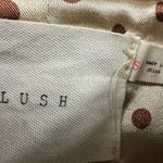 Lush Clothing Lush Wool Blend Fully Lined Tan Open Front Tie Belted Waist Coat Womens Small Photo 10