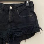 American Eagle Outfitters women’s black stretch high rise festival shorts size 4 Photo 1