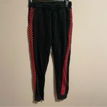 Danielle Guizio Revolve  DG Godspeed Checkered Joggers Black Red - Size Small Photo 1