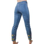 Vintage 90s Ethyl Clothing Julie Denim Capri Grommet Pants Size M Photo 1