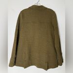 Habitat  Shacket Womens Size S Green Box Quilt Snap Button Jacket Casual‎ Sweater Photo 1