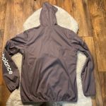 New Balance  Pullover Hooded Jacket Size Medium Womens Windbreaker Running Mauve Photo 8