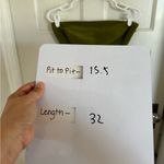 Maeve Anthropologie  chartreuse green strapless a-line dress size 4 Photo 5