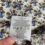 Tory Burch  Casey Anorak Jacket Windbreaker White Blue Floral Paisley Size 8 Photo 14