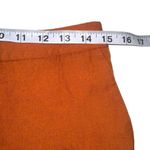 Comptoir Des Cotonniers Wool Orange Ankle Pants SMALL Photo 4