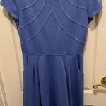 Alex Marie Blue Fit and Flare Dress With Pockets Photo 0