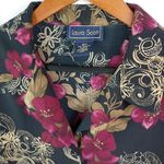 Laura Scott  20W Black Red Blooms Top Plus Photo 7
