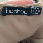 Boohoo Tan Strapless Body-con Dress Photo 3