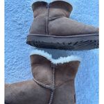 UGG Light Brown Fur Boots Size 7 Photo 5