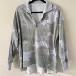 Aerie  camo quarter zip sweater Photo 0