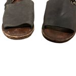 MATISSE Julio Black Leather Handmade Sandals size 7M Photo 2