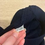 St. John  Basics Navy Blue Santana Knit Wool Pull On Pencil Skirt Size 12 Photo 3