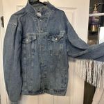 Amazon White Fringe Jean Jacket Photo 0