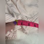 Urban Outfitters Pink and White Pinstripe High Waist Shorts Small Photo 11