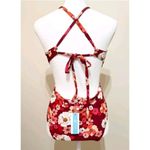 Cupshe Olivia Women XL Floral One Piece Cross Straps Back Tie Floral Swimsuit Photo 5