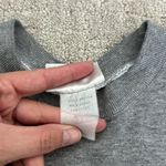 VTG LA Lakers grey gray sweatshirt embroidered logo hoodie pull over purple Photo 3