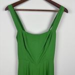 Reformation Alva Jumpsuit Womens 2 Kelly Green Smocked Wide Leg Sleeveless Crop Photo 6