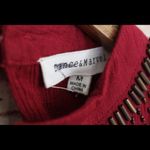 Dance & Marvel  | Red High Neck Open Back Blouse Photo 3