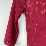 Lovers + Friends  Red Floral Lace Cutout Mini Dress Photo 7