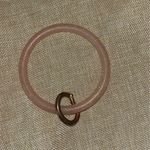 Glitter pink Silicone key chain Photo 0