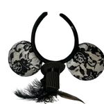 Disney Headband  Parks Limited Lace Minnie Mouse Ears Resort 2014 RARE Photo 2