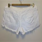 Free People We the Free Loving Good Vibrations Cutoff Denim Shorts White Sz 29 Photo 9