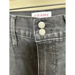 Frame High Rise Black Wash Heritage Le Sylvie Slender Straight Women's size 25 Photo 7