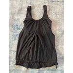 Lululemon  Run Times Tank Black Micro Stripe Size 4 Photo 4