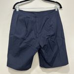 J. McLaughlin  Celia Shorts 2 Navy‎ Blue Solid Chino Cotton Blend Short Summer NEW Photo 1