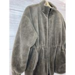 ZARA Brown Faux Fur Women's Jacket, Medium Photo 2