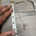 Gold Rhinestone Nail Adjustable Bracelet Photo 6