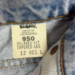 Levi's Vintage 90s Orange Tab Jeans Women's Size 12 950 Relaxed Fit Tapered Leg Photo 4