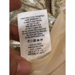 Alice + Olivia Hilary Ruched Metallic gold Bodycon Mini Dress size 4 Photo 15