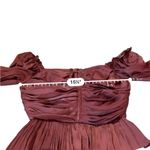 Ulla Johnson  Mirelle Ruched‎ Satin Top Desert Rose Long Sleeve Women’s Size 4 Photo 12
