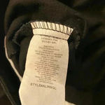 Dickies  Black Cotton Spandex Mini Skirt Back Slit Button Front Plus Size 24 Photo 9