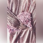 A&N Luxe Label Kalinda Beaded Glitter Gown Rose Pink Size M Photo 3