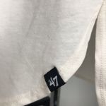 47 Brand '47 Women's NFL New England Patriots Raglan Shirt Tee Blue Red White Splitter Photo 5