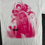 Nicki Minaj  Pink Friday 2 Short Sleeve Hot Pink Graphic T-Shirt Streetwear Small Photo 3