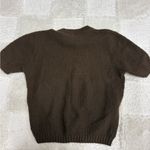 Women’s Brown Knit Shirt Photo 1