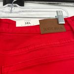 Judy Blue ‎ red denim Shorts 3xl nwt Photo 3