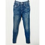 McGuire Denim McGuire Women's Newton‎ Skinny Jeans Blue Medium Wash Distressed Pockets Size 24 Photo 13