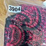 Catherines  Women Jacket 2X Pink Black Paisley Quilted Open Front Boho Chic Artsy Photo 7