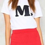 Nasty Gal Red Flare Scuba Skirt Photo 0